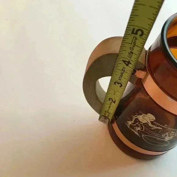 Siesta Ware Amber & Copper Theme Mugs Set of Four - Picture 9 of 10